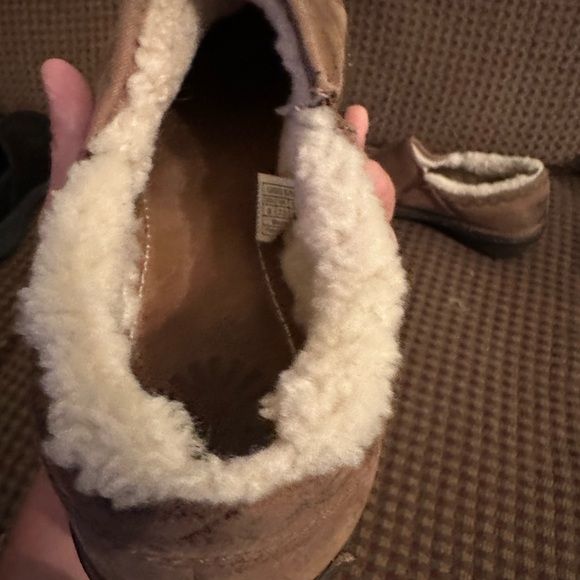 UGG WOMENS BETTEY BROWN style FLEECE/WOOL LINED SLIP ON SHOES. SZ 9 - Picture 12 of 13